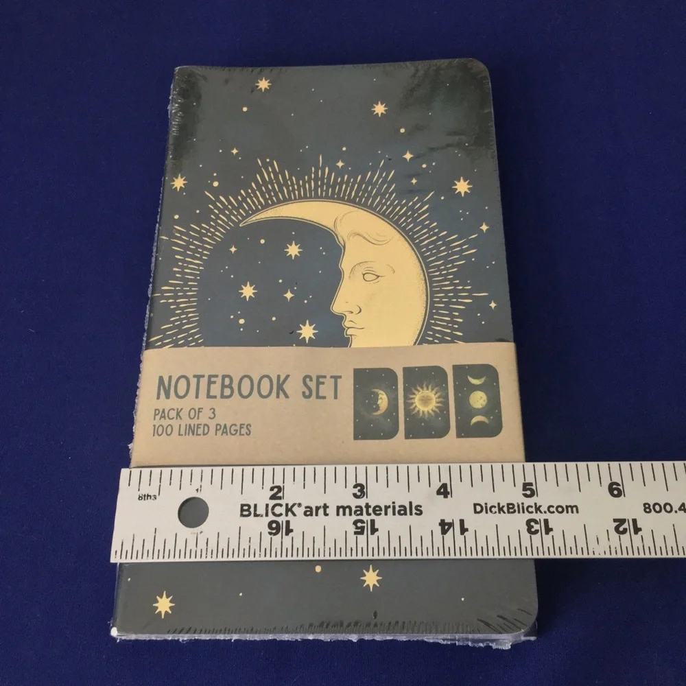 Celestial Sun and Moon Notebook Set